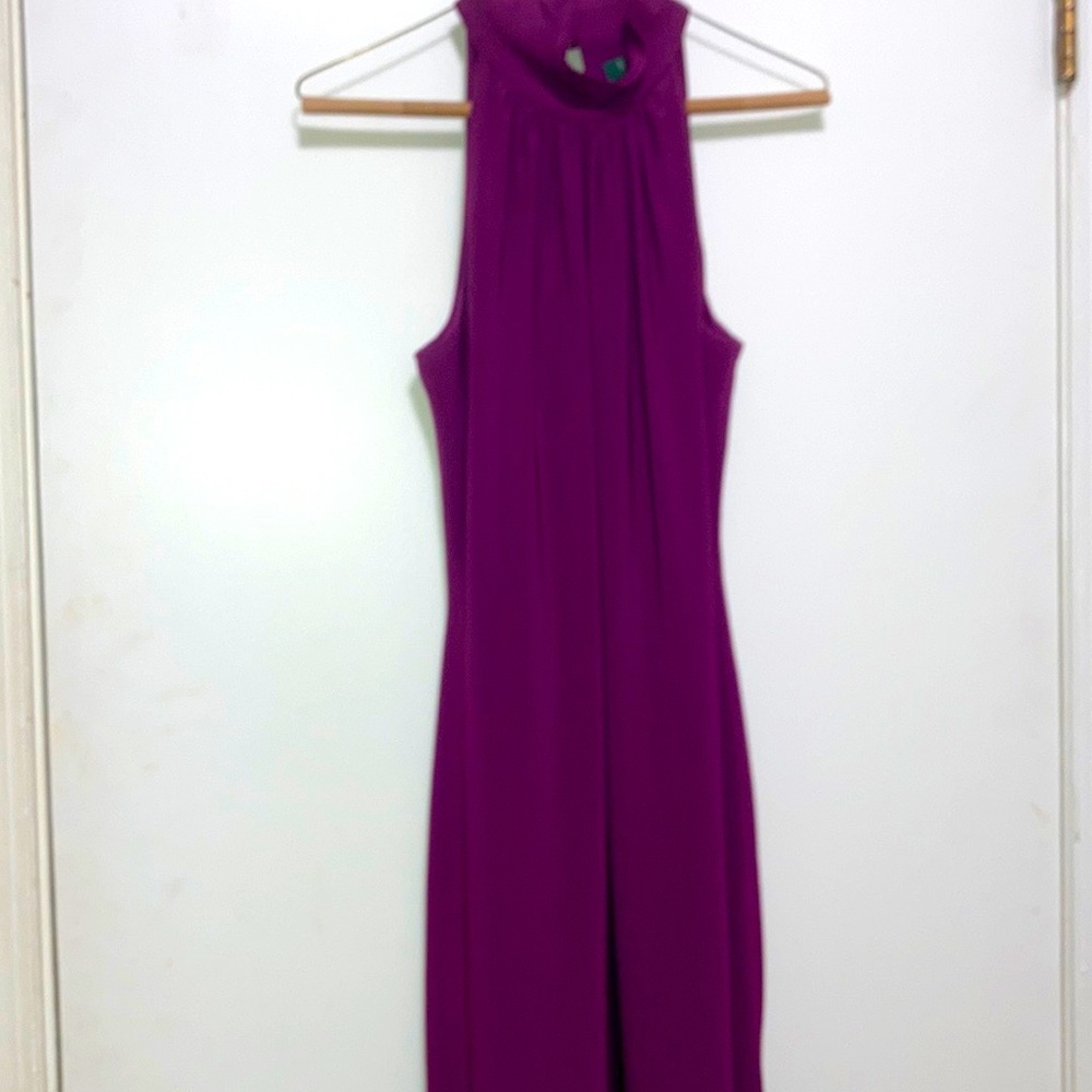 Ralph Lauren purple halter dress